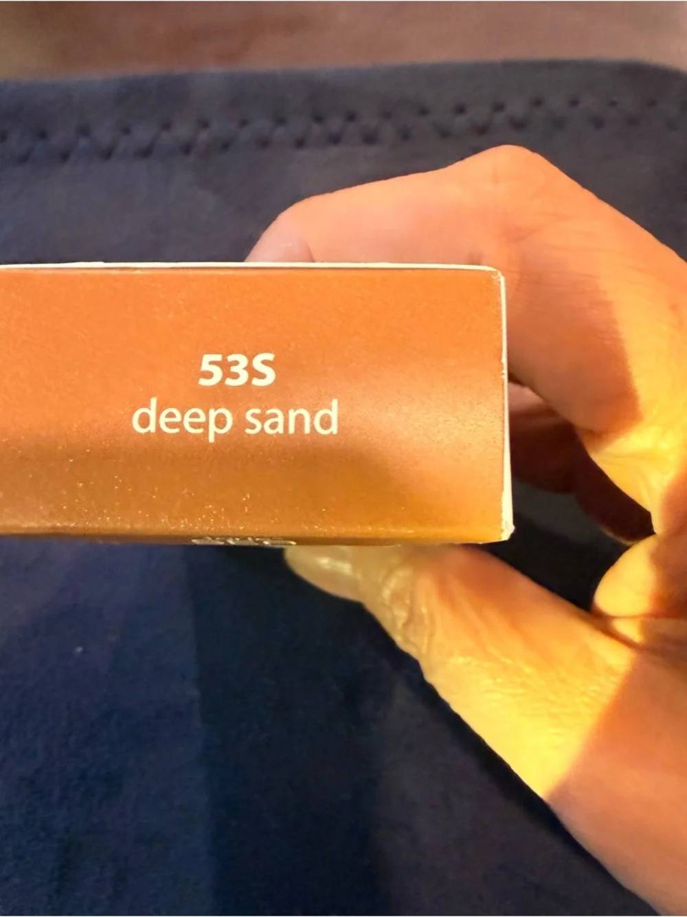 tarte Foundation Box in Orange and Cream - 53S Deep Sand
